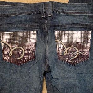 Bebe bling pocket jeans
